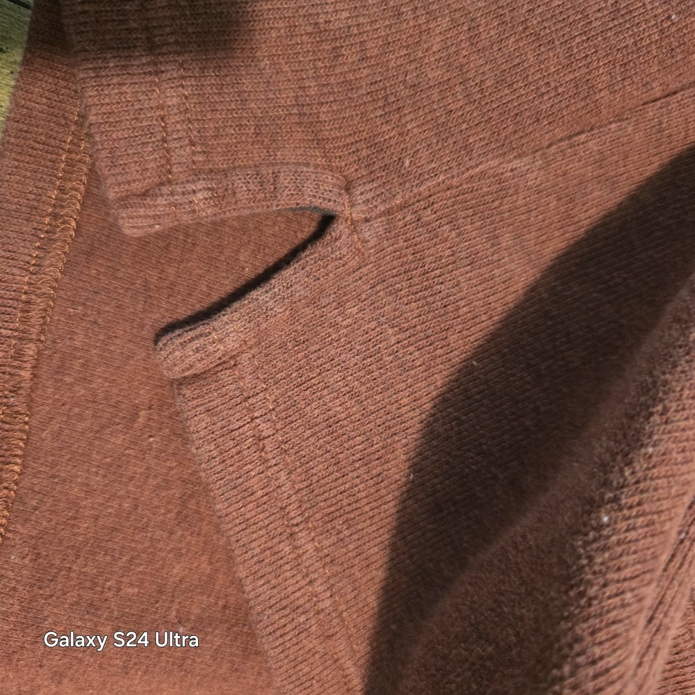 Sweater Mens 1/4 Zip Medium By Brown Black - Picture 10 of 12